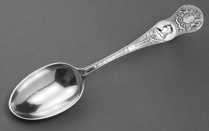 Queen Victoria Diamond Jubilee Antique Silver Spoon - 1837-1897